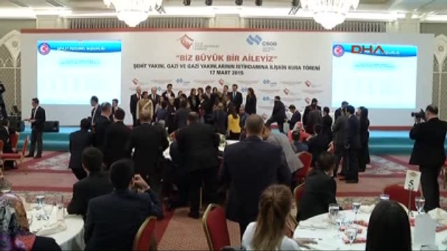 Davutoğlu, Şehit Yakınları, Gaziler ve Gazi Yakınlarının İş Kurasına Katıldı 3