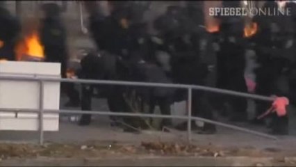 Avrupa Merkez Bankası Protestosu Frankfurt'u Karıştırdı