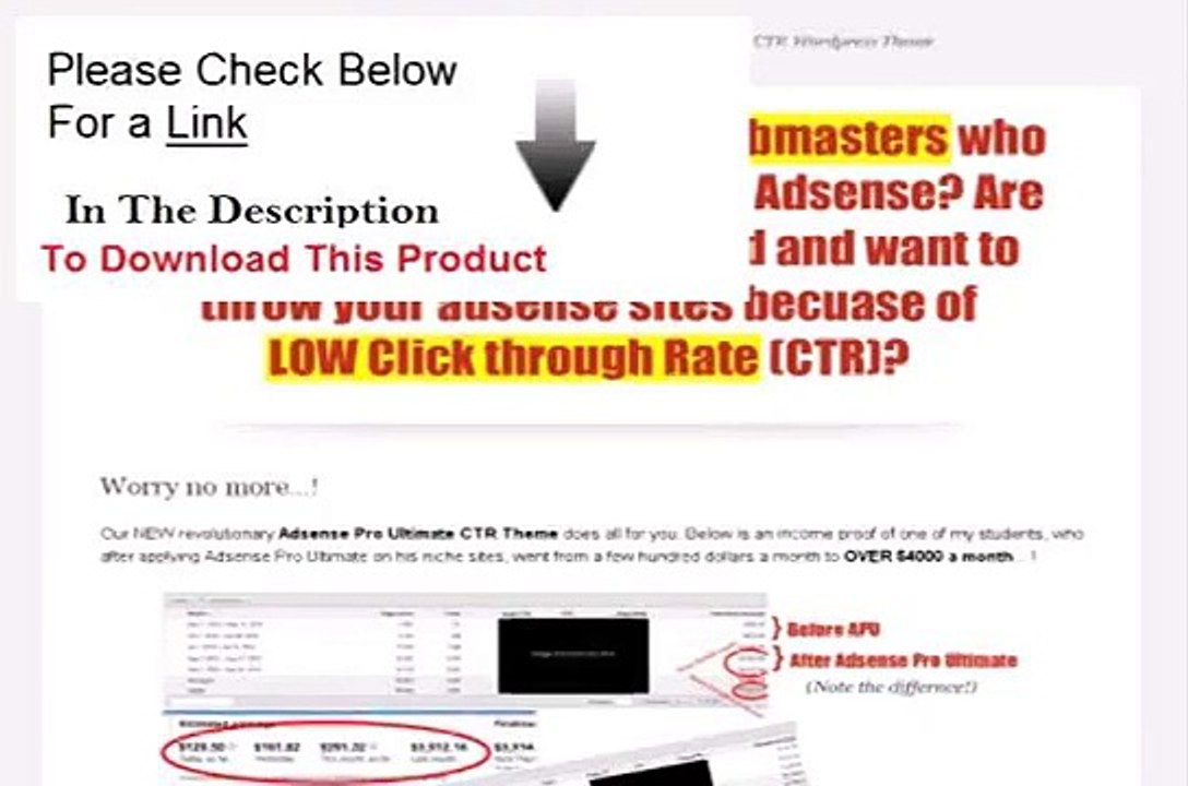 CTR Theme - Top-selling Adsense Wordpress Theme full