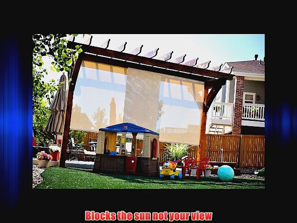 Keystone Fabrics E60.88.40 Diamond Plus Exterior Solar Shade Tropic Bahama 8-Feet by 8-Feet