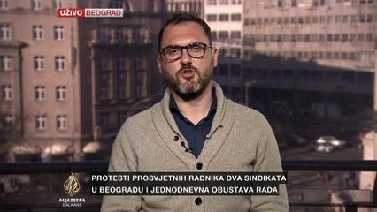 Subotić o protestu prosvjetara u Beogradu
