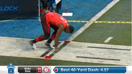 2015 Combine workout: Blake Sims