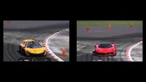 McLaren P1 and Ferrari laFerrari, Top Gear Test Track, Replay, Assetto Corsa