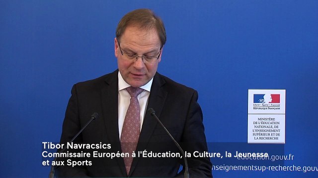 [ARCHIVE] Mobilisation européenne pour l'éducation aux valeurs citoyennes : Intervention de Tibor Navracsics