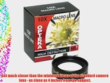 Opteka 10x HD2 Professional Macro Lens for Panasonic Lumix DMC-FZ40 Digital Camera