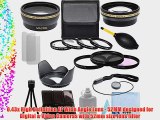 Pro Series 52mm 0.43x Wide Angle Lens   2.2x Telephoto Lens   3Pc Filter Sets   4Pc Close Up