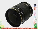 Opteka 500mm f/8 High Definition Telephoto Mirror Lens for Panasonic Lumix DMC G1 GH1 GF1 G10