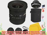 Sigma 10-20mm F3.5 EX DC CT Lens Kit for Nikon D5200 D5300 D7100 D7000 D800 D3100 D3200 D3300