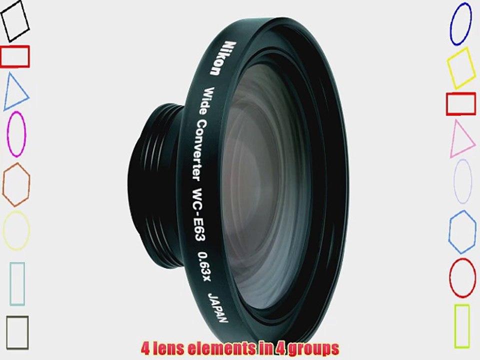 Nikon WC-E63 Wide-Angle Converter Lens for Nikon 4300