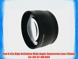 New 0.43x High Definition Wide Angle Conversion Lens (46mm) For JVC GY-HM100U