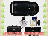 Nikon 70-300mm f/4.5-5.6 G VR AF-S ED-IF Zoom-Nikkor Lens with Gadget Bag   3 UV/CPL/ND8 Filters