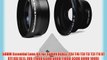 58MM Essential Lens Kit for CANON REBEL (T5i T4i T3i T3 T2i T1i XT XTi XSi SL1) EOS (700D 650D