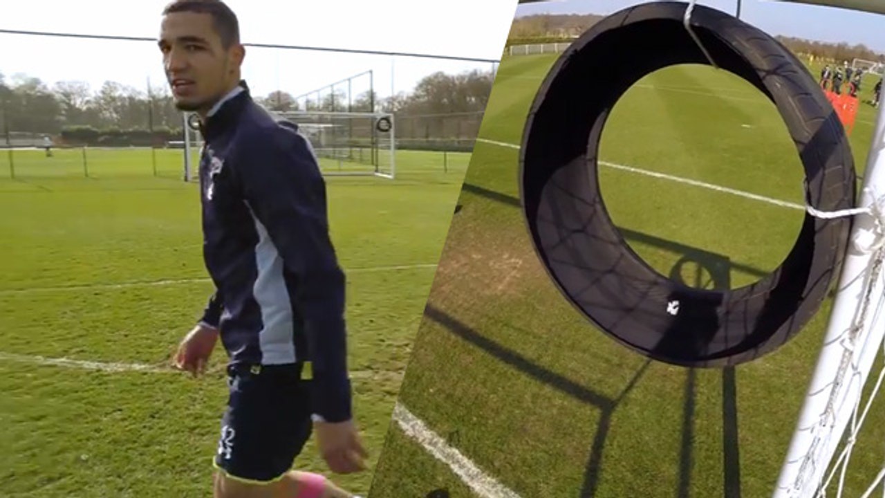 Crossbar Tyre Challenge avec Bentaleb