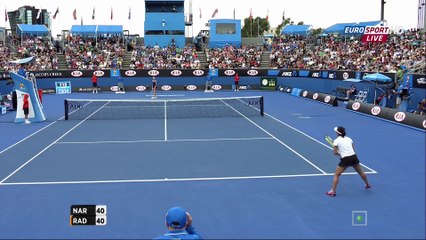 A.Radwańska - K.Nara 1R Australian Open 2015