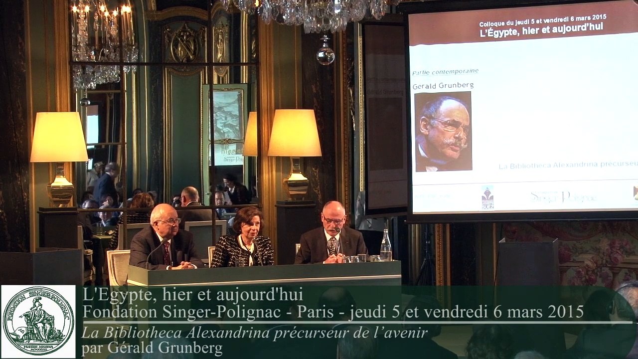 La biblioteca Alexandrina précurseur de l'avenir, par Gérald Grunberg