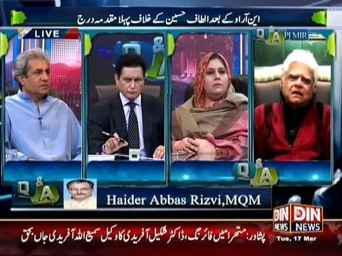 Q & A with PJ Mir (NRO Ke Baad Altaf Hussain Ke Khilaf Pehla Muqadma Darj ) 17 March 2015