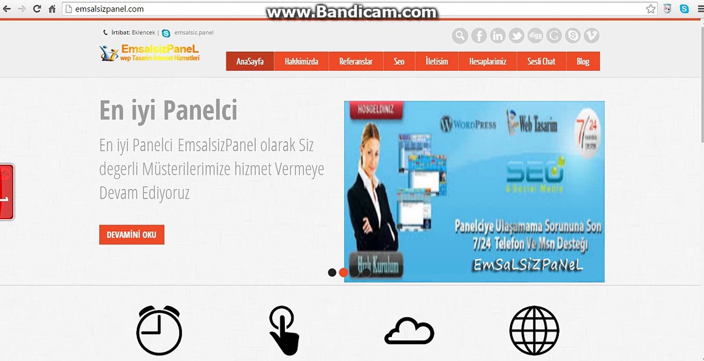 www.Emsalsizpanel.com tasarım