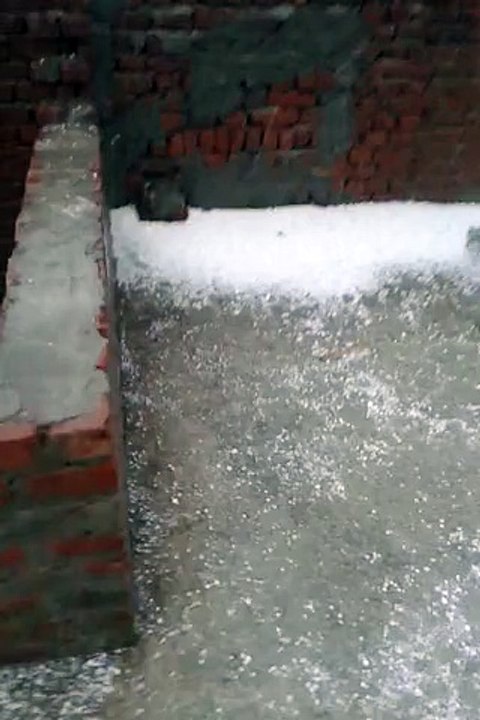 Snow falling