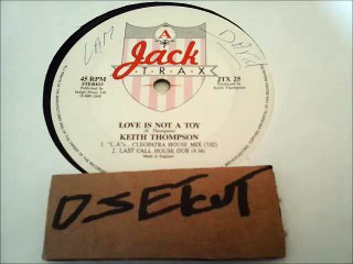 KEITH THOMPSON -LOVE IS NOT A TOY(RIP ETCUT)JACK TRAX REC