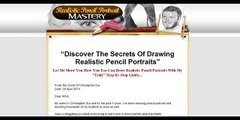 Realistic Pencil Portrait Mastery - Learn How To Draw Realistic Pencil Portraits