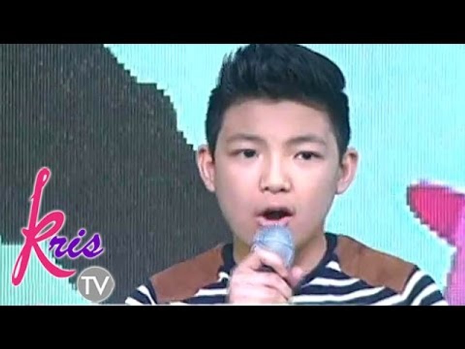 Darren sings Maroon 5's 'Payphone' on Kris TV