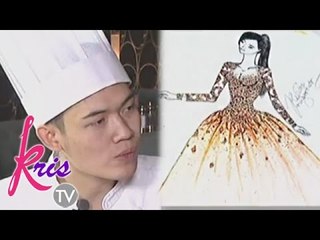 Chef Karl designs a gown for MJ Lastimosa