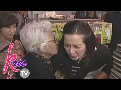 Mommy says something to Kris