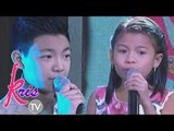 Darren and Lyca sing 