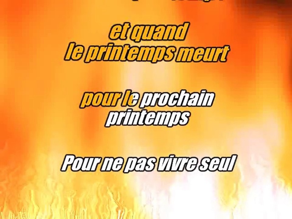 KARAOKE CHRISTOPHE WILLEM - Pour ne pas vivre seul