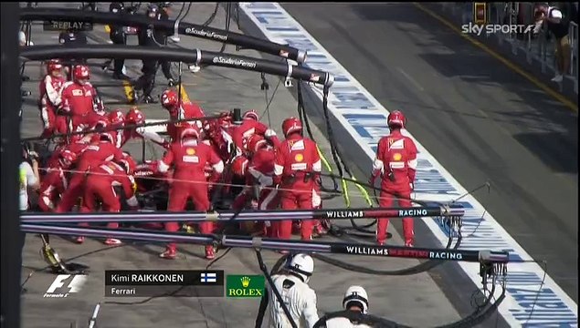 F1 2015 Australian GP Kimi Raikkonen Retire After Pit Stop Error