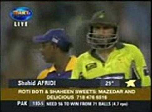 Shahid Afridi 6 Sixes in over - Fanstatic Batting Video In Cricket