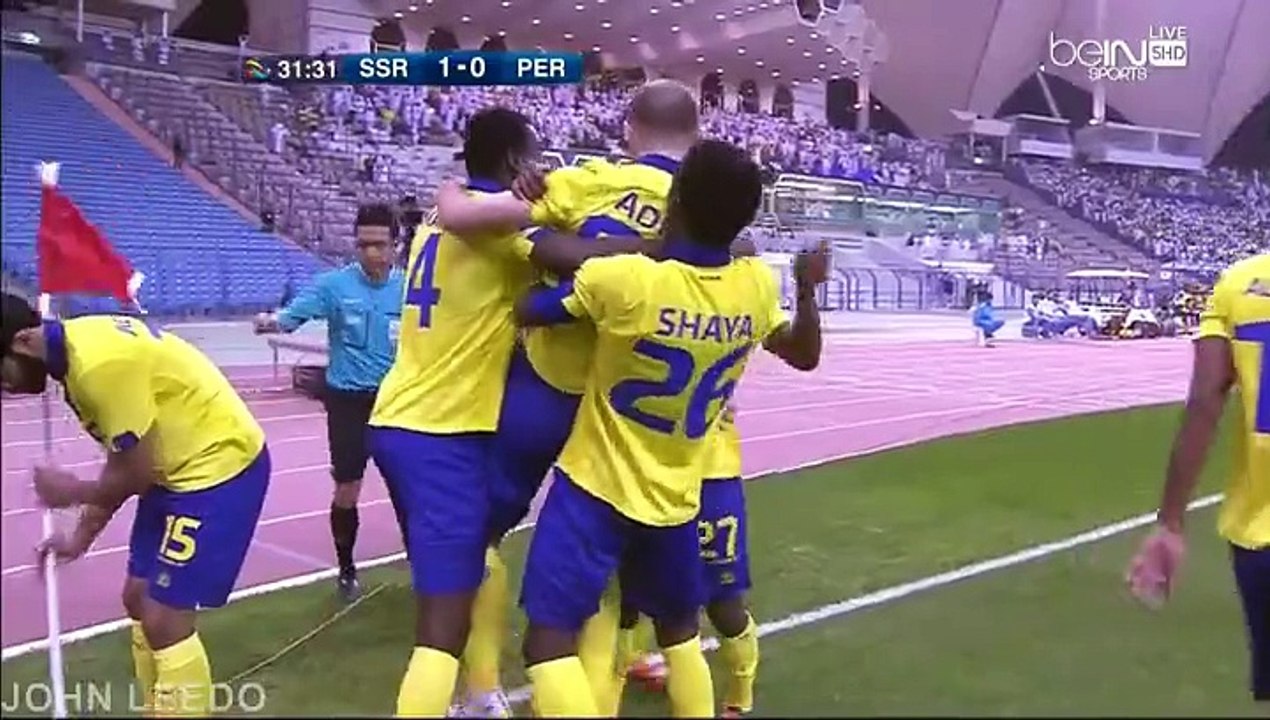 هدف النصر الاول على بيروزي دوري أبطال آسيا 2015 الجولة الثالثة ذهاب