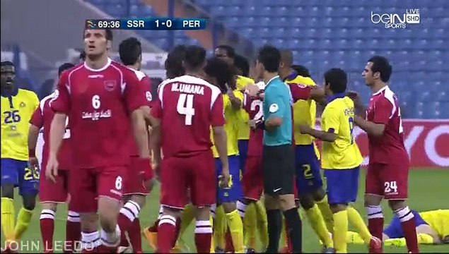 الشوط الثاني مباراة النصر بيروزي كامله أبطال آسيا 2015 الجولة الثالثة ذهاب