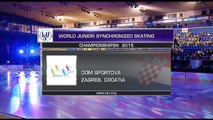 ISU World Junior Synchronized Skating Championships Day 1 Opening Ceremony