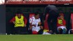 Sevilla's Navarro can't contain himself on the bench (when you gotta go, you gotta go)