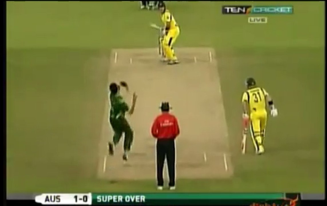 Pakistan vs Australia | 2nd T20 Match | Super Over | 7-9-2012