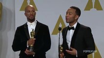 John Legend and Common Talk Glory From Selma in the Oscars Press Room