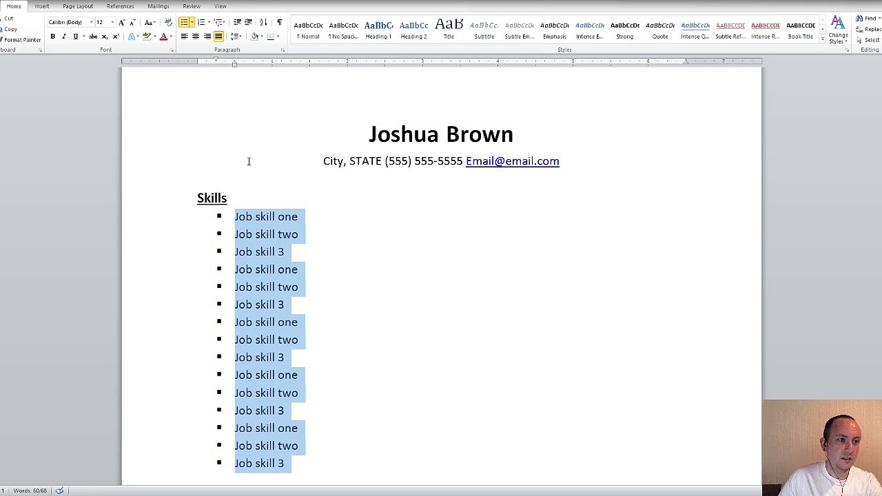 How to Build a Basic Entry-Level Resume
