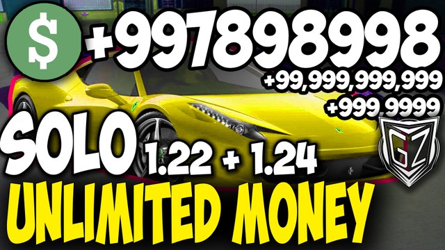 GTA 5 Online Money Glitch After Patch 1.24 & 1.22 [GTA 5 Money Glitch 1.24_1.22] Solo