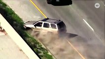 Driver Walks Away From Crazy Car Chase Crash