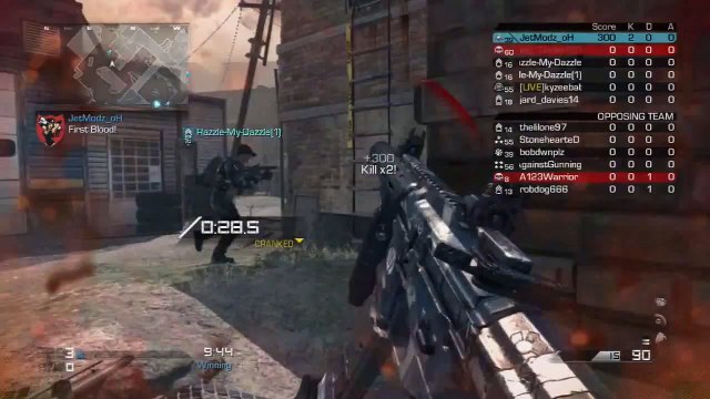 COD Ghosts_ _SOLO_ _Cranked K.E.M Strike_ w_ Honey Badger!