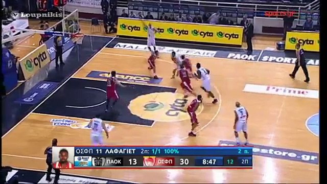 ΠΑΟΚ vs Ολυμπιακός 72-88 Basket League 20η αγ. {16_6_2015}‬ - HD