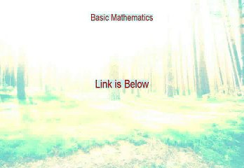 Basic Mathematics Reviews (basic mathematics book 2015)