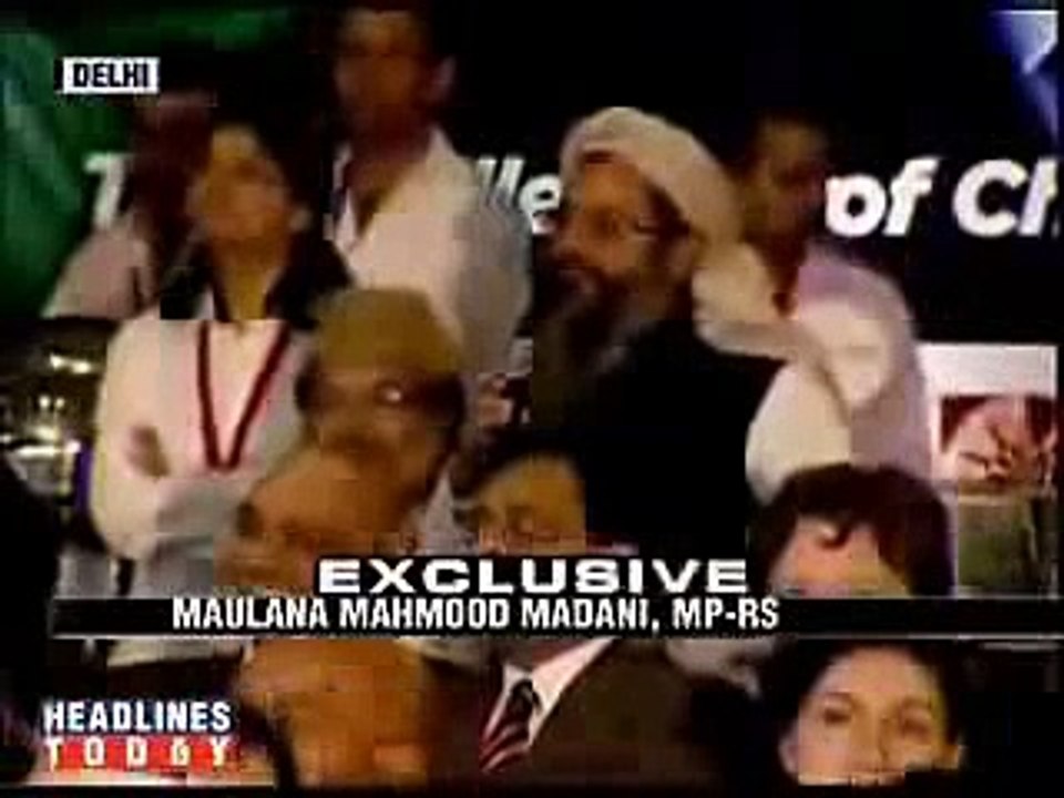 Musharraf expo-ses Munafiq Indian Mullah Madni in Indian