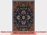 Karastan Crossroads Duval Rug 8-Feet 6-Inch by 11-Feet 6 Indigo