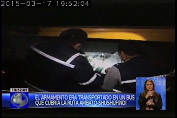 Decomisan 333 municiones en Cotopaxi