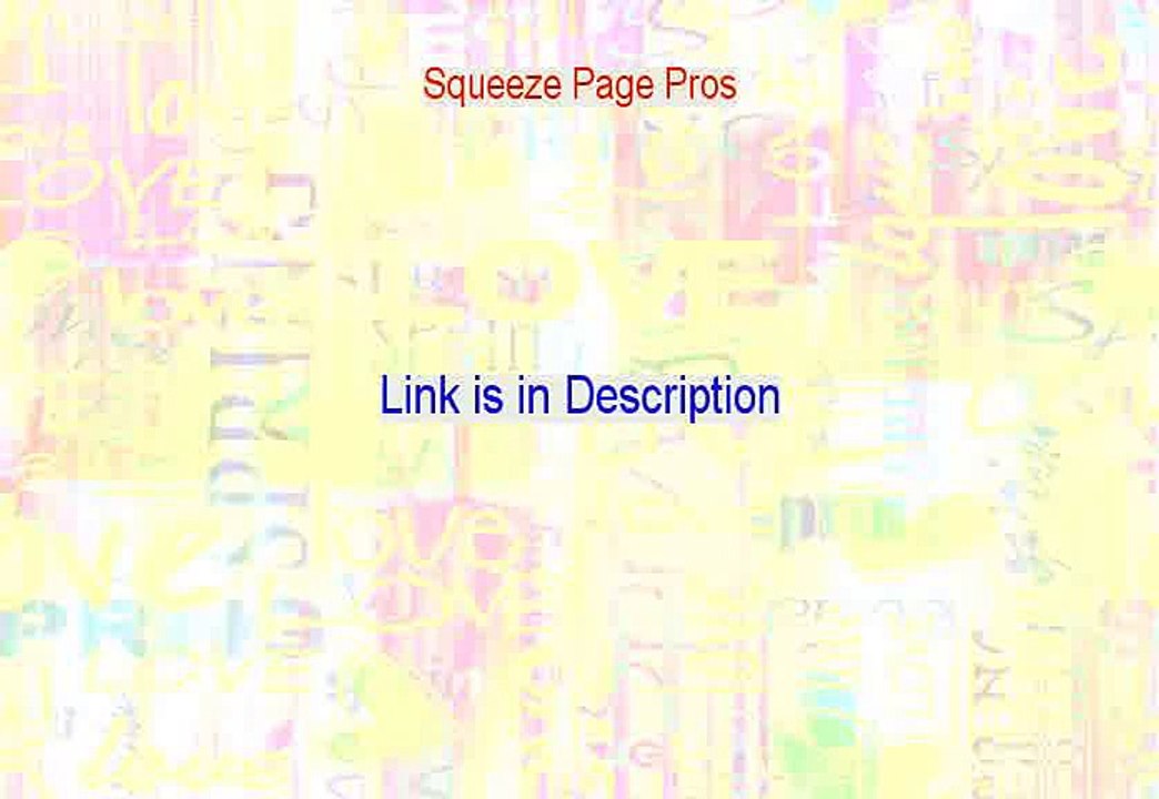 Squeeze Page Pros Review [See my Review]