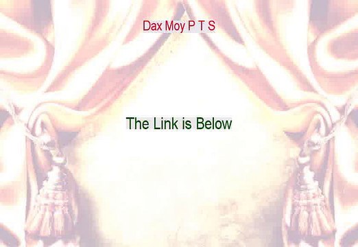 Dax Moy P T S Free PDF - Dax Moy P T S (2015)
