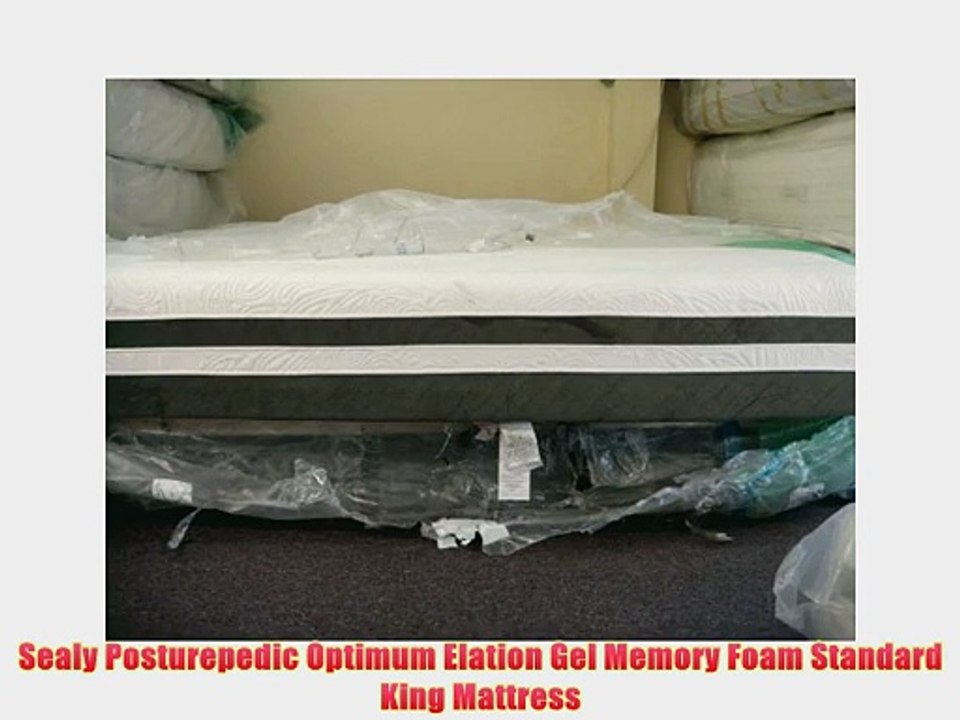 Sealy Posturepedic Optimum Elation Gel Memory Foam Standard King Mattress