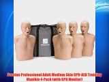 Prestan Professional Adult Medium Skin CPR-AED Training Manikin 4-Pack (with CPR Monitor)